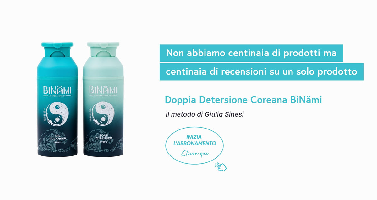 Kit Doppia Detersione Coreana BiNămi di Giulia Sinesi: Oil Cleanser Step 1 e Soap Cleanser Step 2